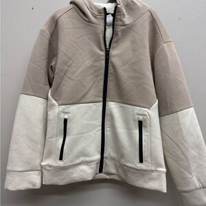 DSG Tan and Cream Sherpa-Lined Jacket